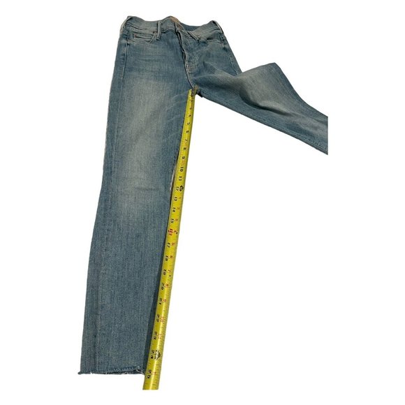 Mother Jeans The Stunner Ankle Fray Tinge Blue Size 24 ECU - Picture 8 of 16